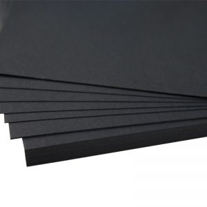 eco-friendly stiffness 250g black chipboard black